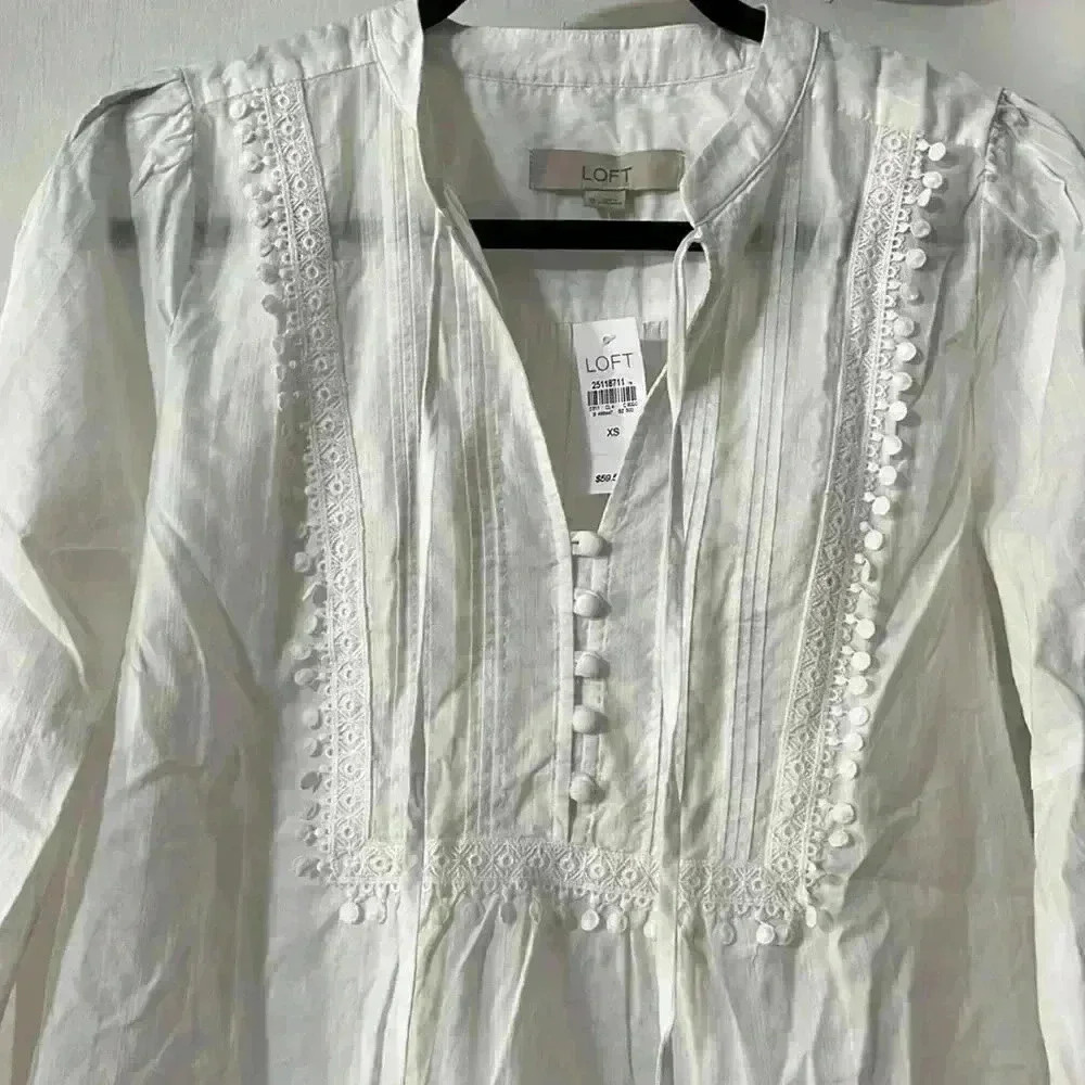 LOFT women’s long sleeve blouse - Picture 3 of 12